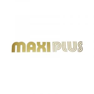 Aufkleber Maxi PLUS Gold