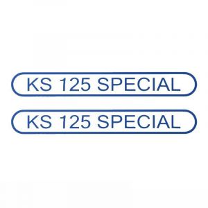 Tankaufkleber Zundapp KS125 Spezial Blau