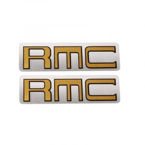 Aufklebersatz Kreidler RMC Gold auf Silber 25X78MM
