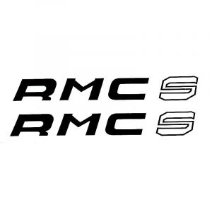 Batteriekasten Aufkleber RMC-S Schwarz/Weiß 2 Stück