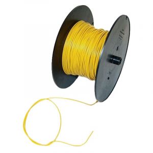 Electrischen Kabel 1.0MM² Gelb Pro Meter