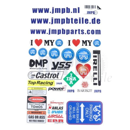 Aufklebersatz JMPB Tomos