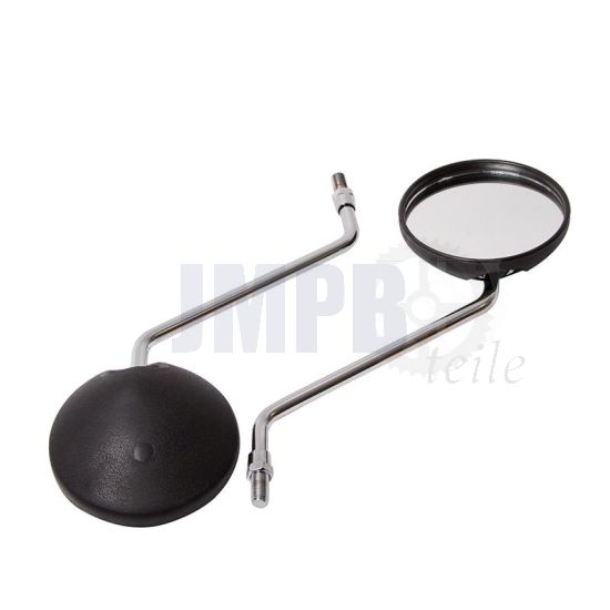 Spiegelsatz Honda MT/MB/MTX Schwarz/Chrom