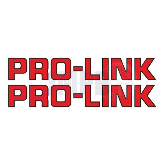 Aufklebersatz Pro-Link Rot 16.5CM