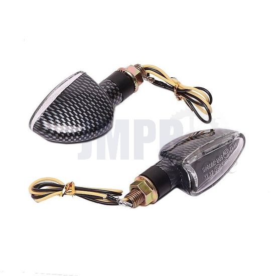 Blinkersatz Universal Carbon Pfeil Kurze