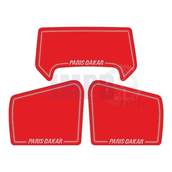 Aufklebersatz Honda MT50 Paris Dakar Rot 3-Teilig