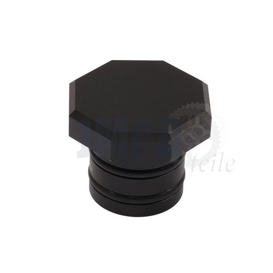 Tankdeckel Citta/Ciao Schwarz Octagon