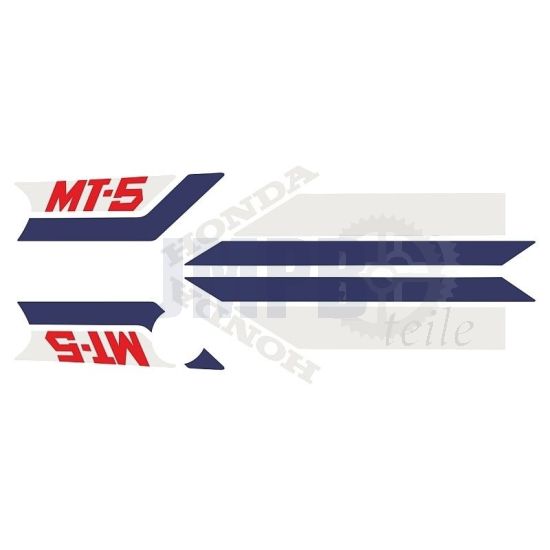 Aufklebersatz Honda MT50 Rot 1979>1983