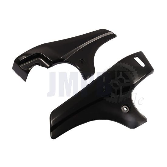 Seitenteil Satz Tomos A35 Mattschwarz