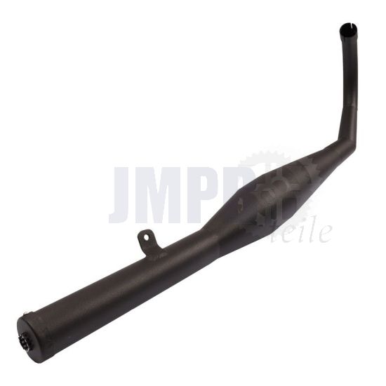 Auspuff Zundapp P6 Glaswolle-gedämpft Schwarz 32MM