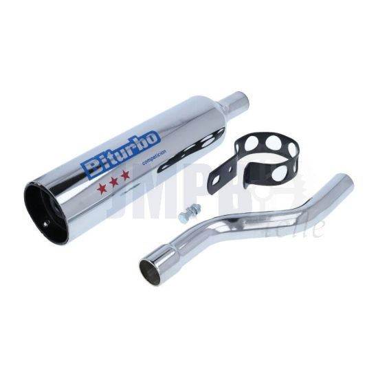 Schalldämpfer Chrom Honda MT Biturbo
