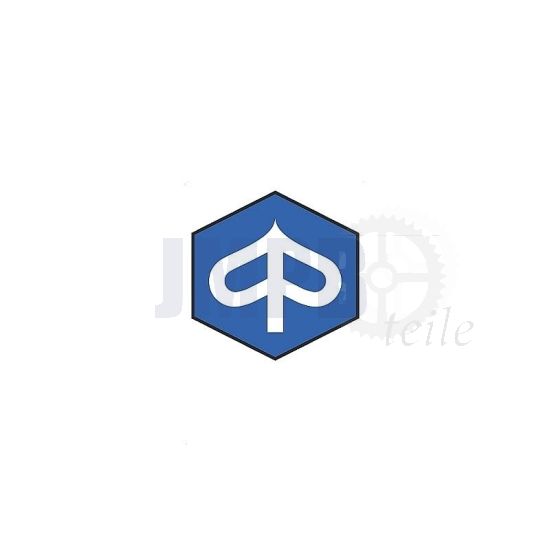 Aufkleber Piaggio Logo Sechskant 40MM