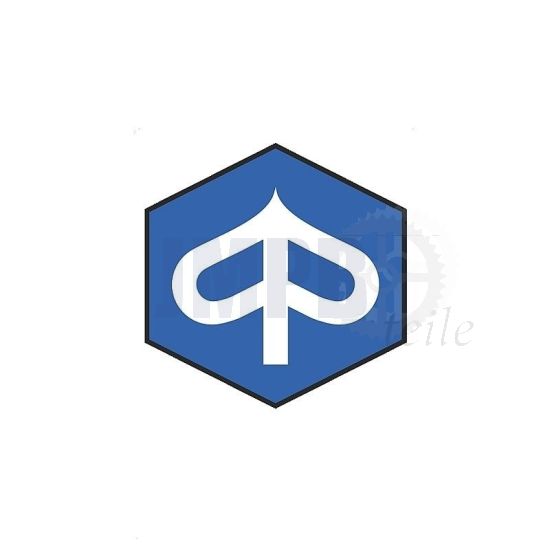 Aufkleber Piaggio Logo Sechskant 100MM