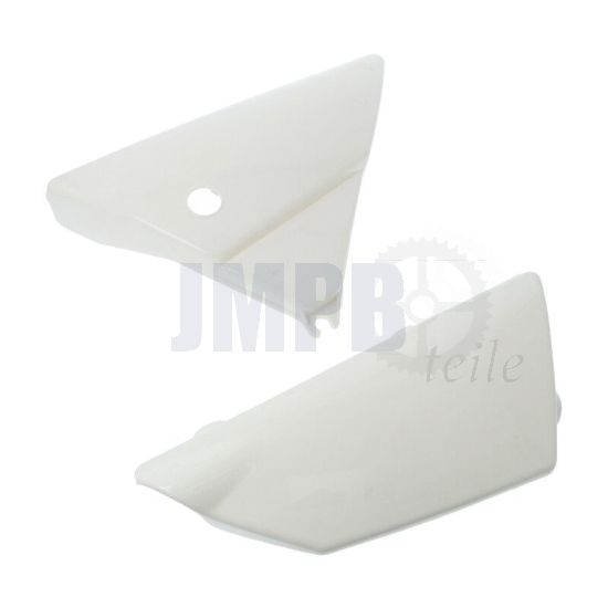 Seitenteil Satz Weiß Yamaha DT50/80MX