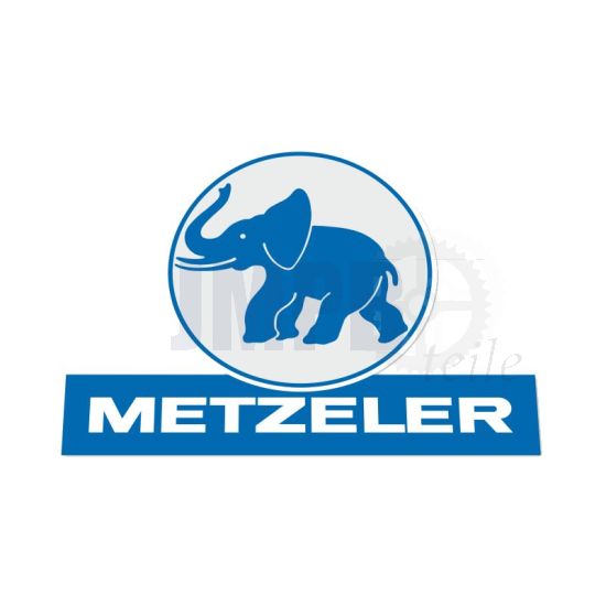 Aufkleber Logo Metzeler 86X65MM