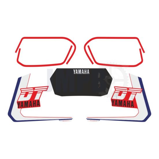 Aufklebersatz Yamaha DT Blau/Weiß/Rot