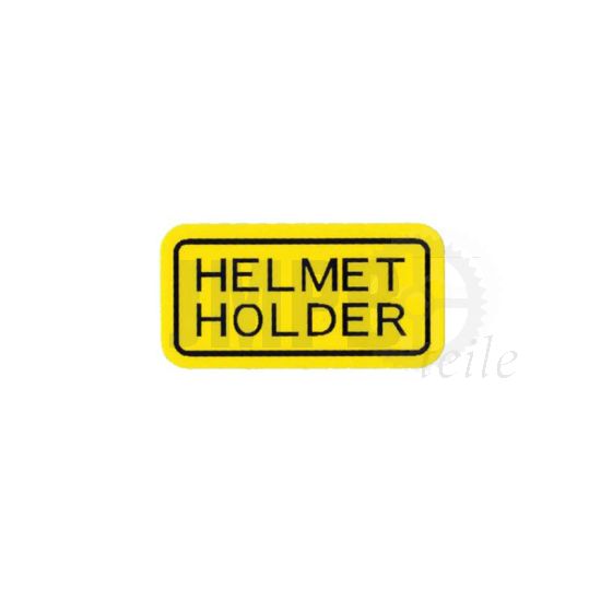 Aufkleber "Helmet Holder" Honda MT/MB Gelb