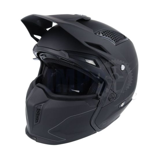 Helm Steetfighter Mattschwarz Large