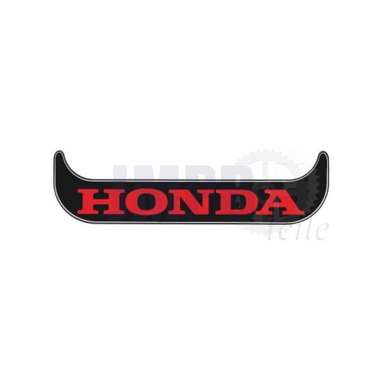 Aufkleber Kennzeichenhalter Schmal Honda