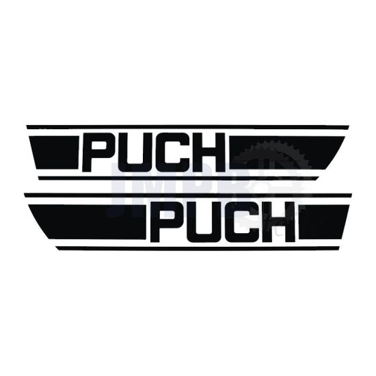 Tank Transfersatz Puch X30 Schwarz