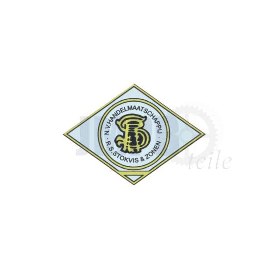 Aufkleber Hinter Schutzblech "Stokvis en Zonen" 55X38MM