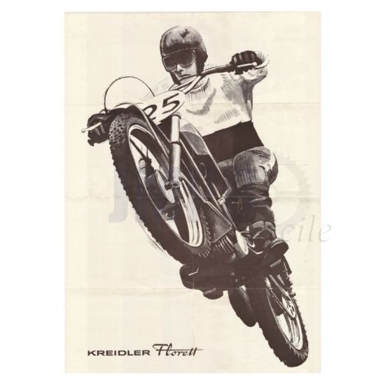 Plakat Kreidler Cross Nachdruck