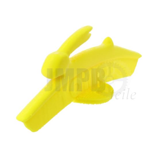 Gelbe Platte Tomos Verzierung