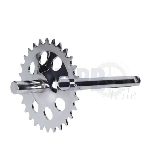 Pedalwelle Puch Maxi Verchromt