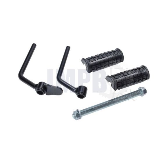 Fußrasten Asche Puch 2 Speed Schwarz