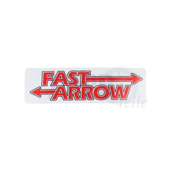 Aufkleber Fast Arrow Transparent