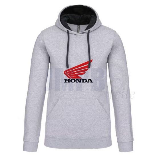 Sweater Honda Hoodie Grau