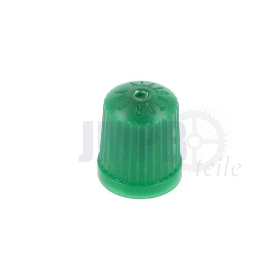Ventilkappe Grün Kunststoff mit Dichtung
