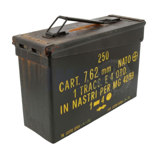 Munitionskiste .30 Cal Metall Patina