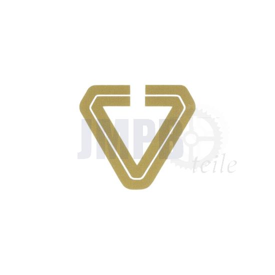 Aufkleber Van Veen Gold