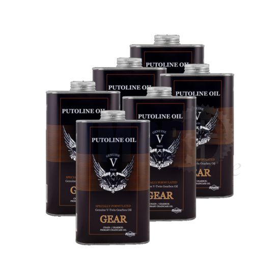 Putoline Genuine V-Twin Gearbox Oil - 6 Stück