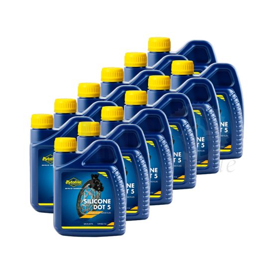 Putoline Dot 5 SIlicone Bremsflüssigkeit - 12 Stück