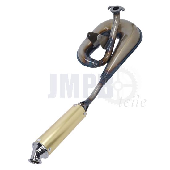Auspuff Peugeot 103 Tecno Circuit Gold/Blank