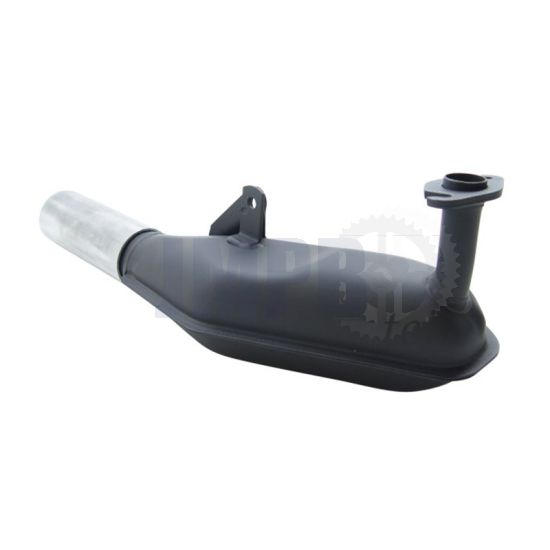 Auspuff Peugeot 103 SPX Cobra Schwarz/Aluminium