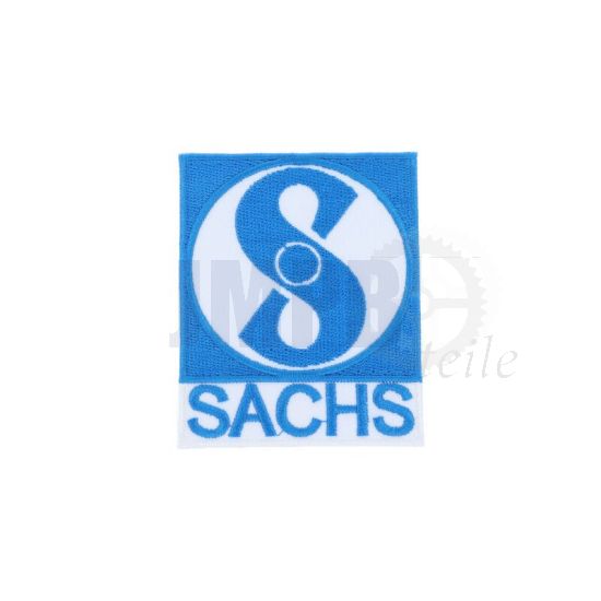 Aufbügler Emblem Sachs Logo Blau Fülle