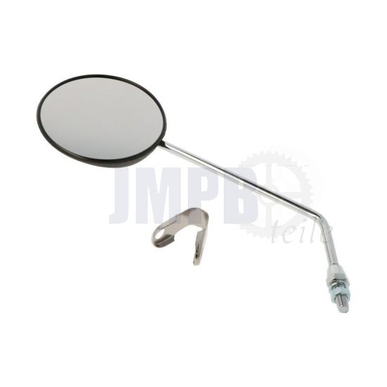 Spiegel Universal Schwarz + Unterstützt