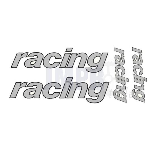 Aufkleber Racing 4-Stück