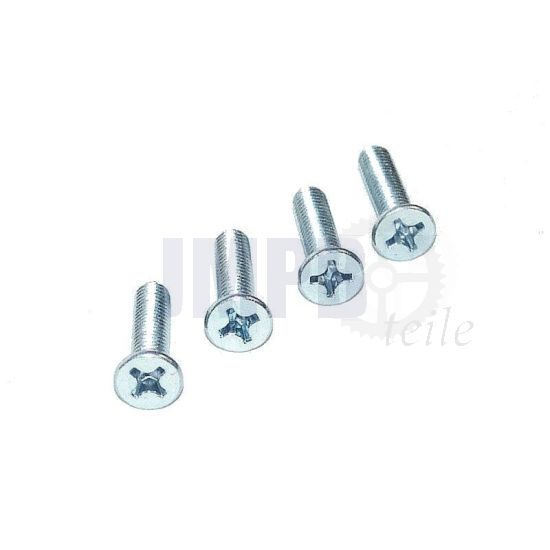 Schraubensatz Kupplungsdeckel Puch Maxi Kreuzschlitz