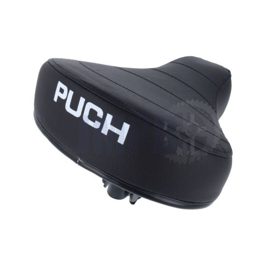 Sattel Puch Maxi Niedrig Schwarz Mit Aufdruck