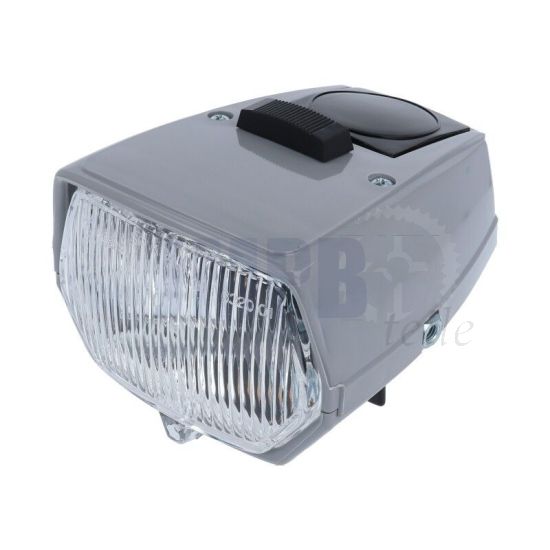 Scheinwerfer Quadrat Puch Maxi P+K Grau