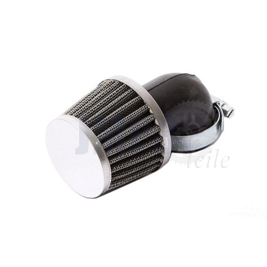 Powerfilter Schräg Chrom 28MM