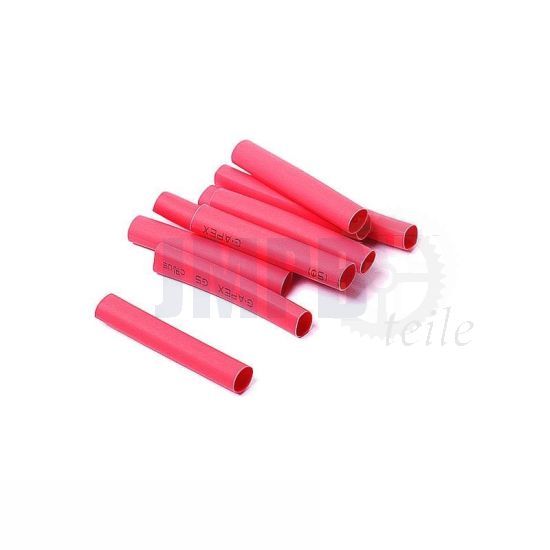 Schrumpfschlauch 5.0 X 40MM 10 Stück Rot