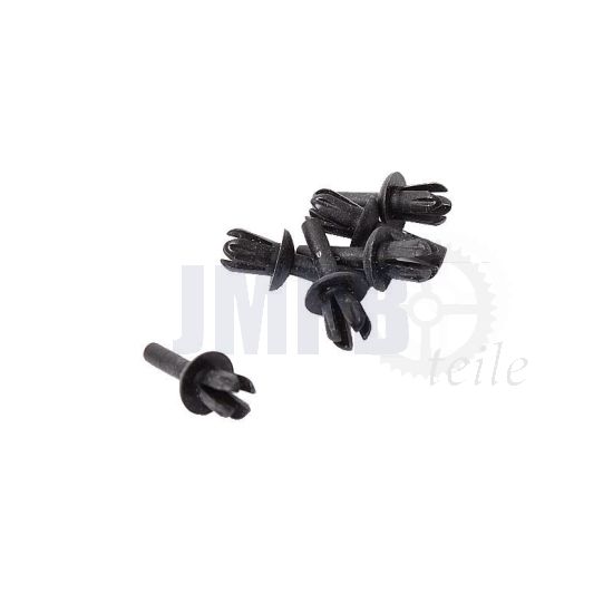 Nieten Kunststoff nylon 4.8MM Schwarz