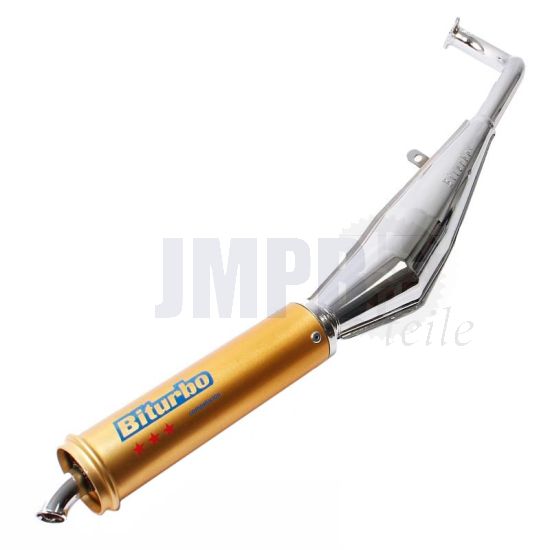 Auspuff Tomos A3/A35 Biturbo Chrom