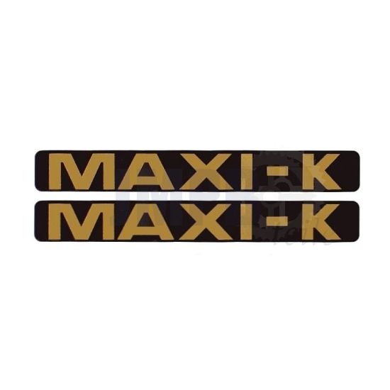 Aufklebersatz Maxi-K Schwarz/Gold 172X23MM