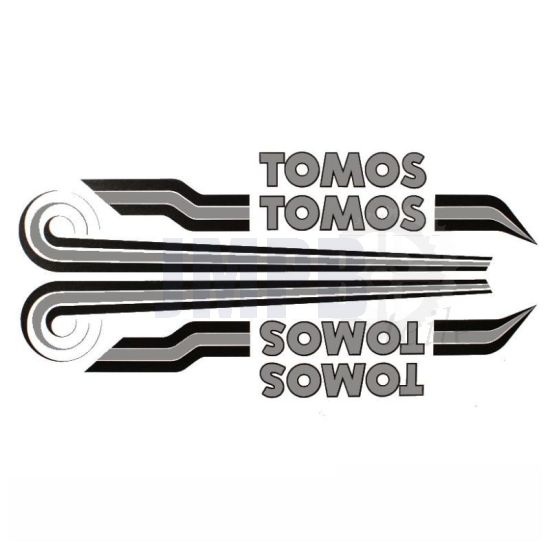 Aufklebersatz Tomos A3 Bullet 79/80 Grau / Schwarz